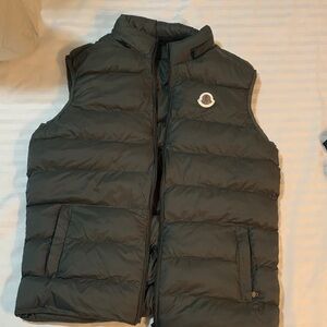 Moncler Dark Gray Puffer Vest